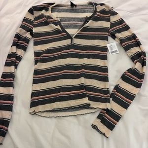 Striped Knit Longsleeve
